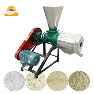 Industrial Food Grade Fine Grinding Corn Wheat Rice Bean Soya Flour Maize Grits Grinder Mill Making Processing Machine For Sale