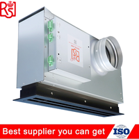 Système de canalisation d'air chaud Hvac diffuseur linéaire de Co2 avec plénum électrique diffuseur d'air enfichable diffuseurs VAV pour projets Hvac