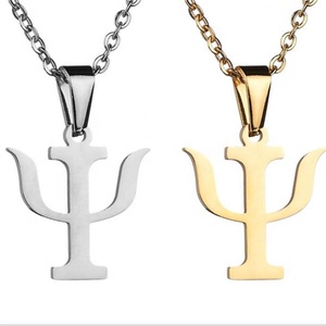Yiwu Aceon-collar de acero inoxidable personalizado con logotipo de corte láser, símbolo de psicina creativo PSI