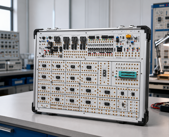 Portable Digital Circuit Trainer Kit for College Digital Logic Experiments