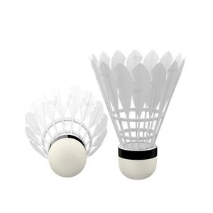 Volants de badminton en nylon, lot de 3, tête en mousse durable, pour l'entraînement à l'école, au parc, en camping - Product Image 2
