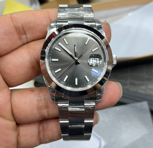 Montre mécanique de luxe personnalisée, design de créateur, verre saphir 5A, bracelet en acier inoxydable lumineux, largeur 22 mm, aiguille élégante pour affaires - Product Image 4