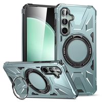 Coque de téléphone pour Samsung Galaxy A15 A14 A24 A54 5G, antichoc, TPU PC magnétique, intelligente avec béquille 360°