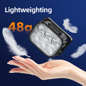 CYCLAMI Q6 faro para acampar Luz de búsqueda linterna recargable potente lámpara de cabeza linternas delanteras faros de ciclismo - Product Image 5