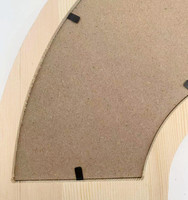 Tableau à lettres en feutre de couleur arc-en-ciel avec cadre en bois pour la décoration intérieure, DIY Offre Spéciale