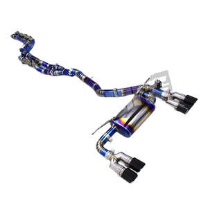 Sistema de Escape Valvetronic Catback para BMW M2 Competition/M2C 3.0T F87 S55 2018-2023, Longitud Igualada con Tubo Intermedio Único y Silenciador - Product Image 1