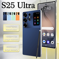 Smartphone S25 Ultra Global 5G LTE 6,9 Inci 120Hz Android 15 16GB 1TB 108MP 8000mAh+ Deca Core MTK Dimensity Series Dual SIM TF