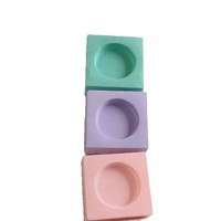Boîte d'emballage réutilisable en PET transparent à fermeture à clip, conteneur en plastique pour le rangement de savon en barre et la protection des anneaux de gaufrettes