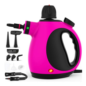 <span class=keywords><strong>Nettoyeur</strong></span> <span class=keywords><strong>vapeur</strong></span> pressurisé à <span class=keywords><strong>vapeur</strong></span> électrique portable 1350W pour la maison cuisine salle de bain voiture 9 pièces accessoires - Product Image 6