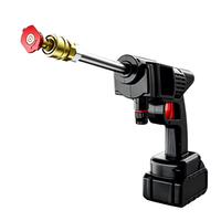 Semprotan Cat Listrik Tanpa Kabel Baterai Lithium-ion 1800W 870 PSI Tekanan Tinggi Isi Ulang Portabel DIY Penggunaan Rumah Tangga 5m