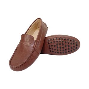 Mocassino piatto di lusso da <span class=keywords><strong>uomo</strong></span> <span class=keywords><strong>marrone</strong></span> Casual in vera <span class=keywords><strong>pelle</strong></span> mocassino da guida per <span class=keywords><strong>mocassini</strong></span> formali da <span class=keywords><strong>uomo</strong></span> - Product Image 4