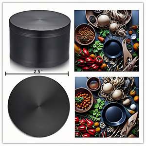 工場スモークジンクグラインダーOEM/ODM 40mm 50mm 55mm 63mm喫煙アクセサリー金属ハーブ喫煙タバコ用ハーブグラインダー - Product Image 3