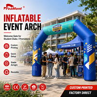 Arche gonflable robuste FEAMONT pour compétitions sportives universitaires, décoration de portail extérieur imperméable, conception de base renforcée