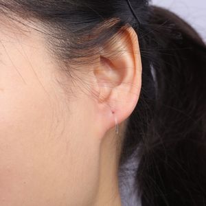 6 pièces Anneaux de jonction en résine anti-allergie, anneaux fendus simples transparents <span class=keywords><strong>invisibles</strong></span>, apprêts pour boucles d'oreilles AC0051 - Product Image 4