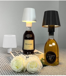 USB Rechargeable <b>LED</b> Desk <b>Light</b> Touch Lamp Indoor Use Contemporary Design Style Restaurants <b>Bars</b> Portable Wine Bottle Lamp - Product Image 2