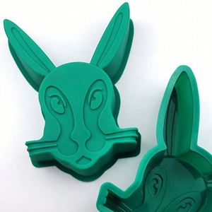 Moule à gâteau en silicone écologique à trou unique, personnalisé, en forme de lapin, pour la maison, Halloween, forme animale, résine, OEM/ODM - Product Image 1