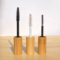 Bouteilles en verre dépoli pour gloss et mascara, vides, avec bouchon à vis ambré, contenants cosmétiques de haute qualité pour perruques