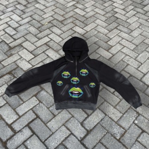 Unisex Custom Hoodie with Designer Embroidery Screen Print Pullover Tracksuits Lined and Hooded Men's Custom Logo Hoodie - Product Image 2