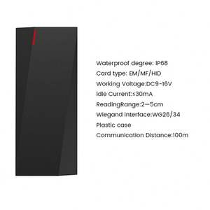 Rfid <span class=keywords><strong>Swipe</strong></span> thẻ nhập Standalone không tiếp xúc thông minh Đầu đọc thẻ kiểm soát truy cập hệ thống nhập - Product Image 5