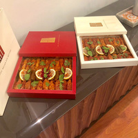 Emballage personnalisé de boîte de dattes de chocolat de fruits frais secs de papier d'impression Ramadan