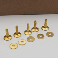 Rivets en laiton cuivre bavures rondelles Rivet en cuir pour ceintures portefeuilles colliers