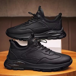 Nouvelles <span class=keywords><strong>Chaussures</strong></span> Décontractées Basses pour Hommes en PU Imperméable, Respirantes et Anti-Odeur, Idéales pour le Tennis et le Sport - Product Image 1