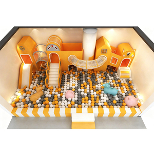 Équipement de terrain de jeu multifonctionnel pour enfants en intérieur, fosse à balles, toboggan, filet d'<span class=keywords><strong>escalade</strong></span>, maison de jeu, matériau PE pour les écoles/aires de jeux intérieures - Product Image 2