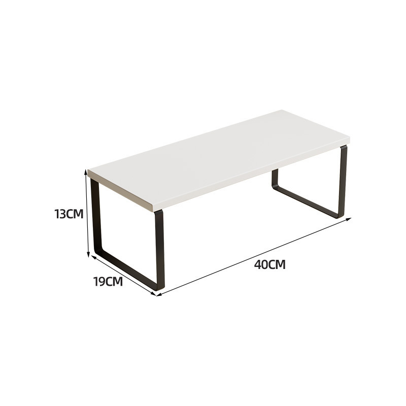 White with black frame, small size, 40 x 19 x 14.2 cm