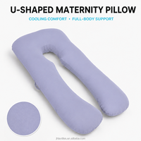 Oreiller de grossesse ergonomique rafraîchissant en forme de U, en mousse à mémoire de forme respirante pour le sommeil latéral, soulagement OEM