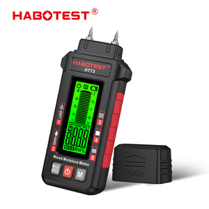 เครื่องวัดความชื้นไม้แบบเข็ม HABOTEST HT73  5 โหมดวัดวัสดุ  ไฟพื้นหลังสามสี  0-99.9% RH  วัสดุ ABS  วัดความลึกได้ <span class=keywords><strong>10</strong></span> ซม.  รับประกัน 1 ปี - Product Image 2