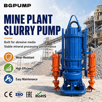 Pompe à boue submersible de 12 pouces, 160 kW, électrique, en alliage de chrome haute résistance, grand débit, pour drainage minier