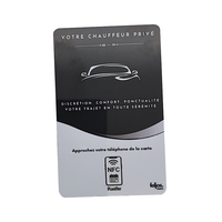 Individuelle Visitenkarten NFC Mini-Tag 1k RFID-Chip Autoreparaturwerkstatt Schwarzer Bewertungsständer 13,56 MHz Frequenz mit QR-Code