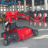 Pengangkat Vakum Batu Granit Mini Elektrik 8 Pompa Robot 800KG Dengan Tinggi 5m