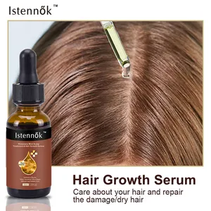 Istennok Ginger Hair Growth Essential Oil Natural Anti Hair Loss Fast Grow Prevent Baldness Treatment Liquid Men Women