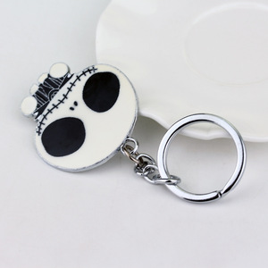 Porte-clés squelette d'Halloween, pendentif émaillé gothique, breloque inspirée des films d'<span class=keywords><strong>horreur</strong></span>, cadeau idéal pour les fans et les fêtes - Product Image 2