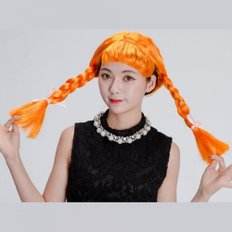 Peluca de oveja trenzada con coletas Pouty Pouper Party Hairdo Diseño de peluca único y elegante - Product Image 1