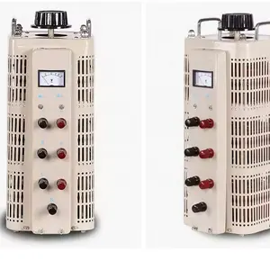 TSGC-6KVA/9KVA/15KVA/30KVA üç fazlı AC manuel voltaj regülatörü/Variac trafo kendinden soğutmalı ayarlanabilir kontak gücü