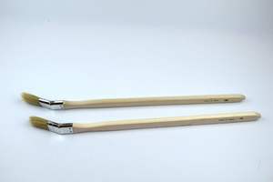 Fabricant de pinceaux à peinture pour <span class=keywords><strong>radiateur</strong></span> à angle, manche long en bois, poils blancs - Product Image 4