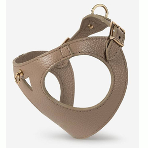 Personalized Pink PU <b>Leather</b> Dog <b>Harness</b> with Comfort Features XS-XL Sizes for Walking Small Dogs - Product Image 1