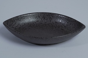 Platos Aptos para Lavavajillas, Platos de Gres Estilo Japonés de 10 Pulgadas para Sushi, Vajilla Retro de Horno, Plato Negro para Cena - Product Image 5