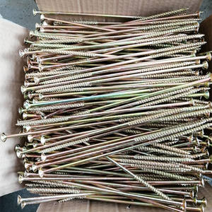 Tornillos Autorroscantes de Alta Calidad para Madera, de Zinc Amarillo, Cabeza Phillips, Autoperforantes, para Construcción - Product Image 1