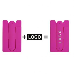 2023 Factory Price Promotional Mobile Phone Holders Custom Logo Silicone Card Holder for Business Giveaway - Product Image 4