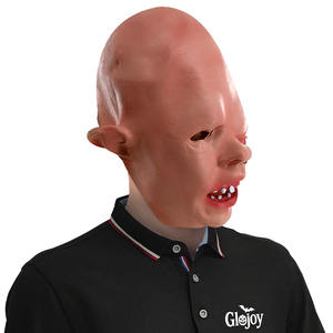 Masque d'Halloween effrayant à une seule œille, forme ronde, accessoire de costume de fête pour adultes - Product Image 3