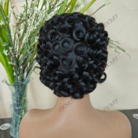 Kemy-Peluca de cabello humano vietnamita para mujer, pelucas de cabello natural con encaje frontal Remy transparente HD
