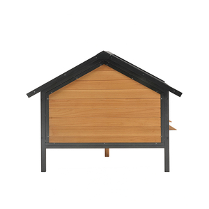 Maison pour chat, cage à poules, cadre en fer <span class=keywords><strong>unique</strong></span> tout autour, grande cabane en bois de style extérieur, niche pour chien en bois avec véranda - Product Image 6