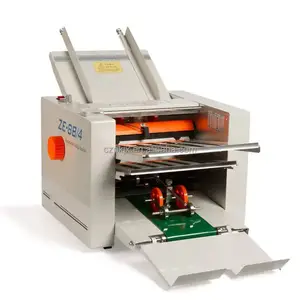 Hot sell automatic paper leaflet folding machine creser pager machine