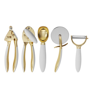 Juego de Utensilios de Cocina Multifuncionales de Aluminio, Prensa de Ajo, Pelador de Frutas, Cortador de Pizza, Cuchara para Helado, Abrelatas - Product Image 4