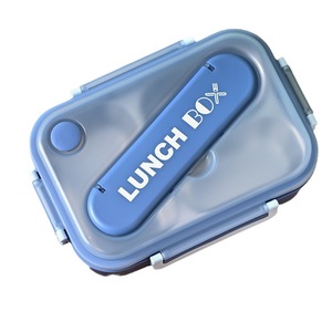 Boîte à lunch isotherme en acier inoxydable à 3 compartiments, grande capacité de 1100 ml, anti-fuite, pour adultes - Product Image 5