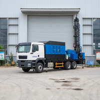Camion robuste et résistant avec équipement de forage de puits profond, disponible en stock, certifié CE
