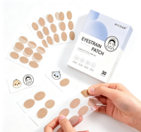 Patchs oculaires portables OEM, tampons apaisants naturels doux pour les longues sessions d'écran et les études, soulagent les yeux fatigués et secs